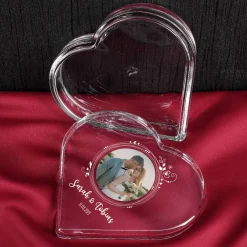 Bedruckte Glasdose von Leonardo mit Foto und Wunschtexten