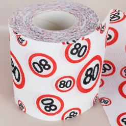 bedrucktes Klopapier Achtung 80