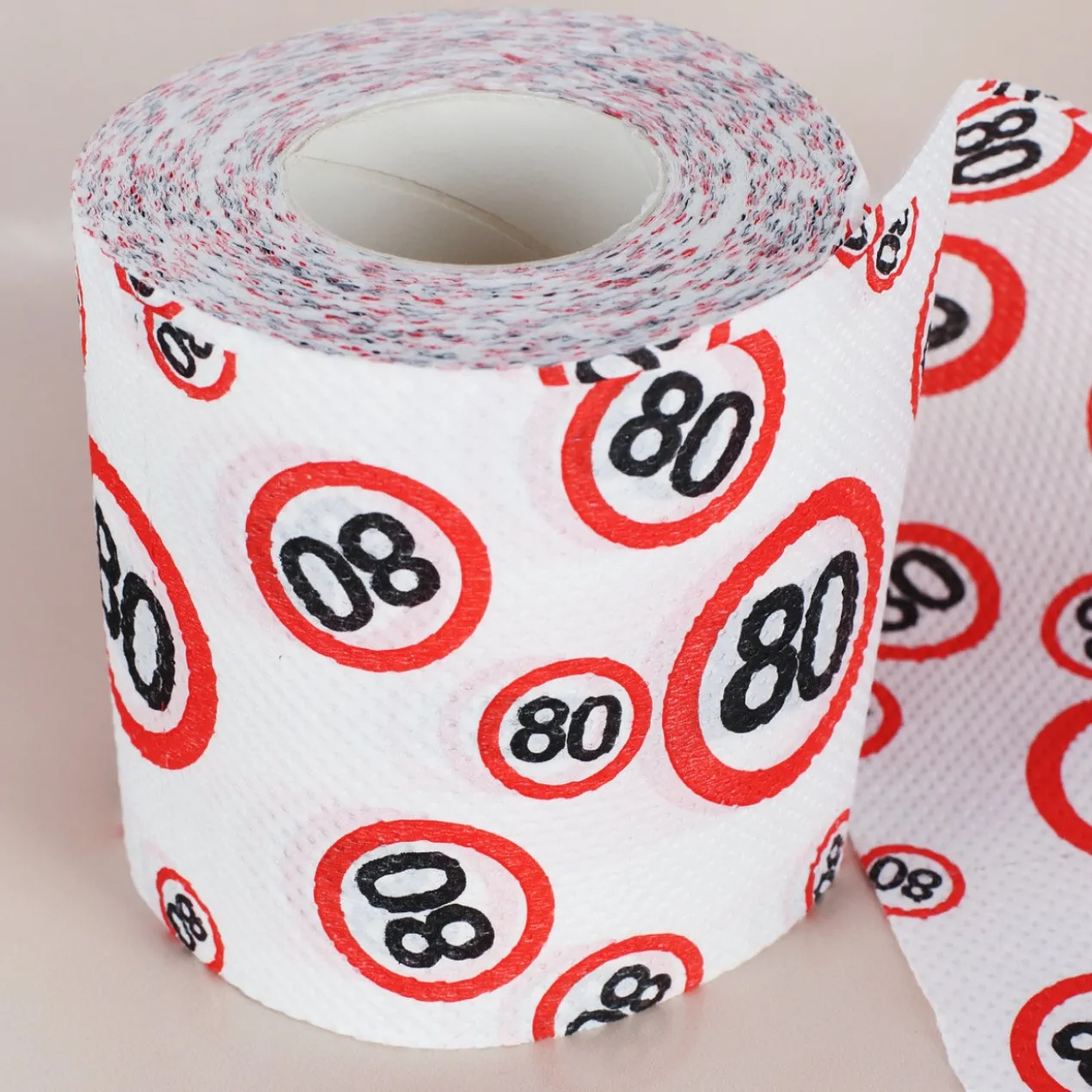 bedrucktes Klopapier Achtung 80