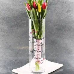 Bedruckte Vase - Eine Mama ersetzt niemand
