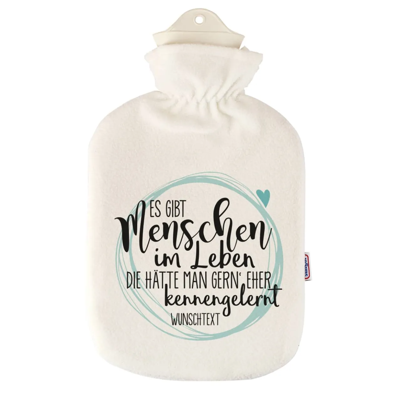 Bedruckte Wärmflasche für die beste Freundin