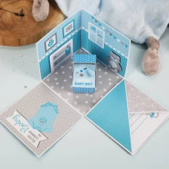 Überraschungsbox zur Geburt, Babygeschenk für Jungen