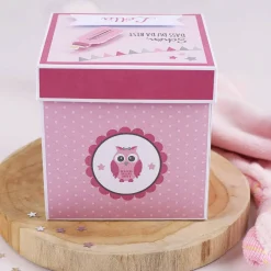 Überraschungsbox zur Geburt, Babygeschenk für Mädchen