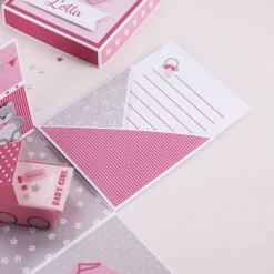 Überraschungsbox zur Geburt, Babygeschenk für Mädchen