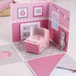 Überraschungsbox zur Geburt, Babygeschenk für Mädchen