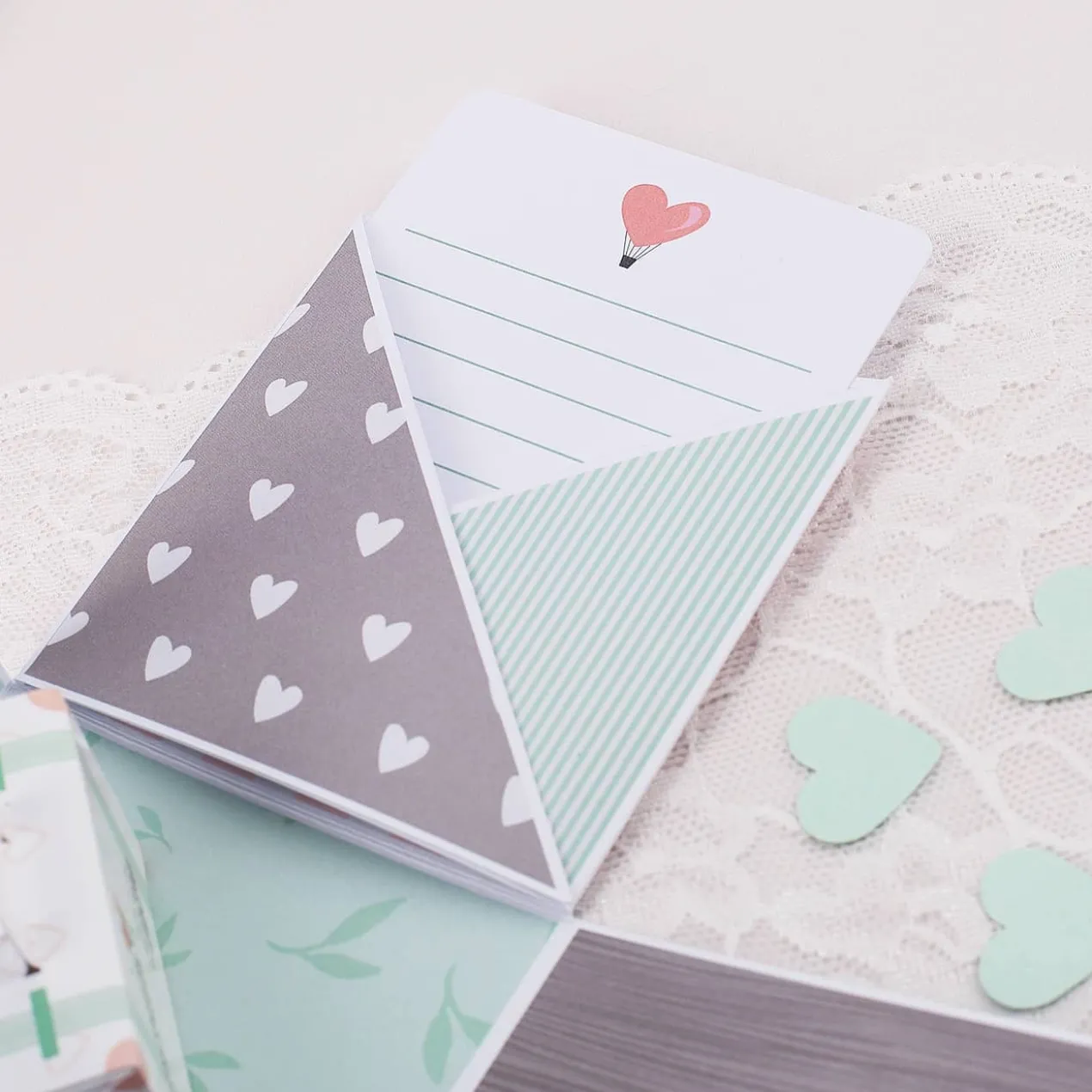 Überraschungsbox zur Hochzeit für Geldgeschenk, Gutscheine und Glückwünsche