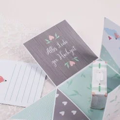 Überraschungsbox zur Hochzeit für Geldgeschenk, Gutscheine und Glückwünsche
