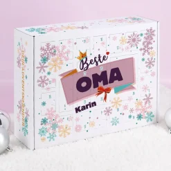 Beste Oma - Adventskalender zum selbst Befüllen