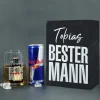 Bester Mann - Geschenkset mit Red Bull und Jägermeister