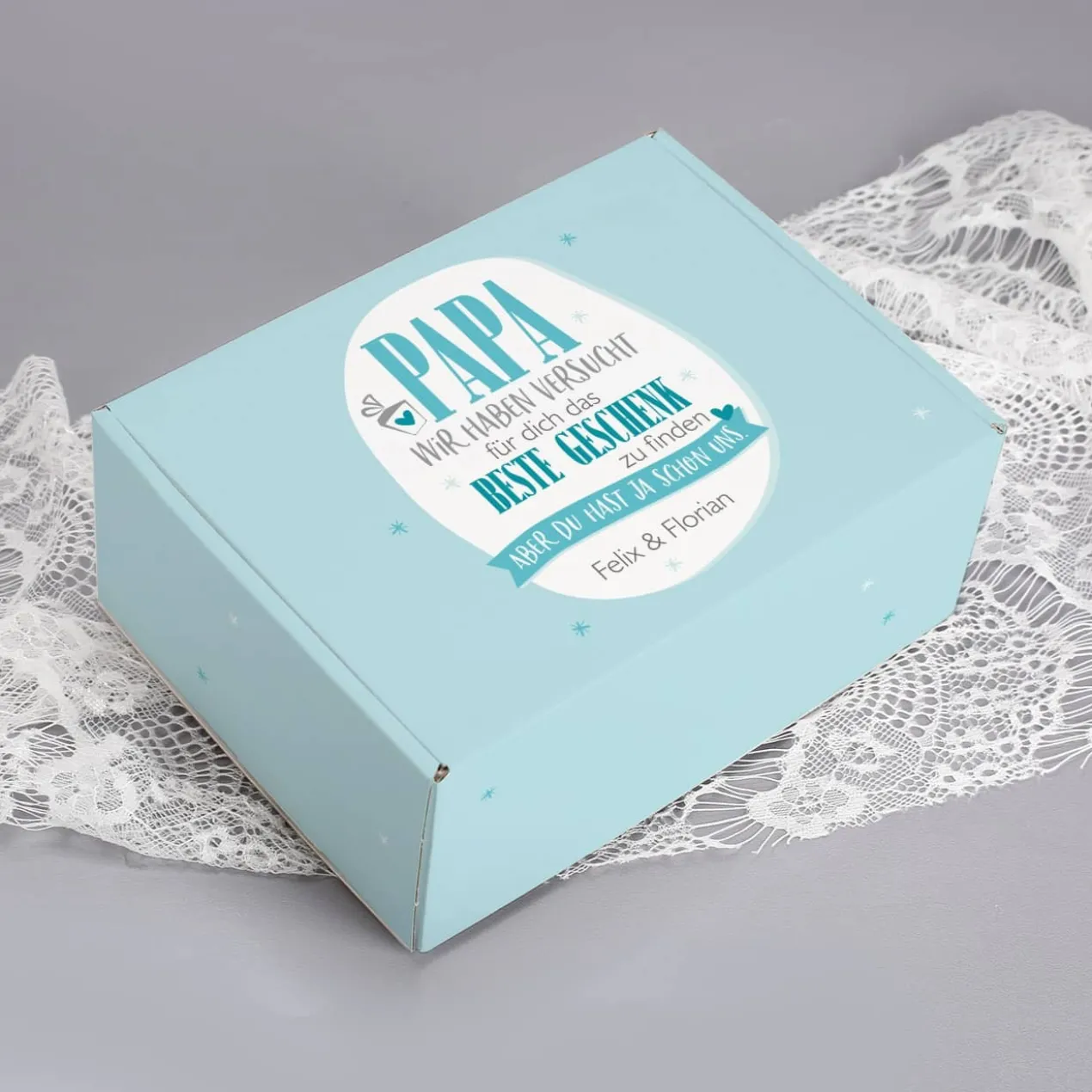 Bestes Geschenk für Papa - Geschenkverpackung