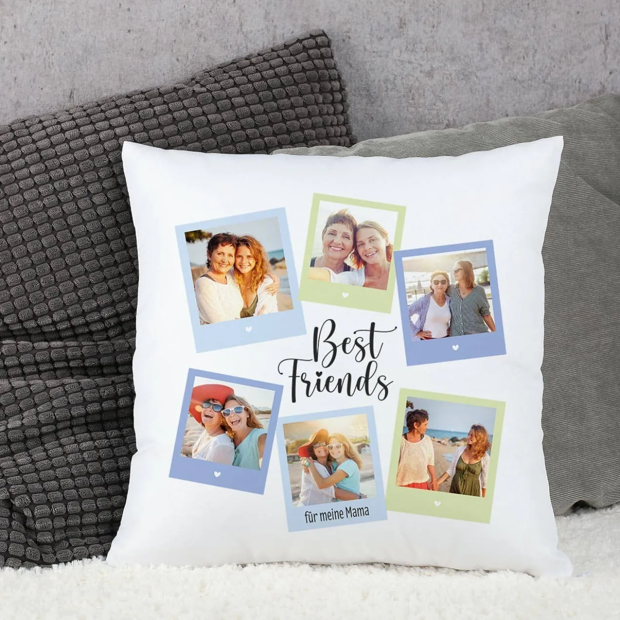 Best Friends - Fotokissen für die Beste Freundin