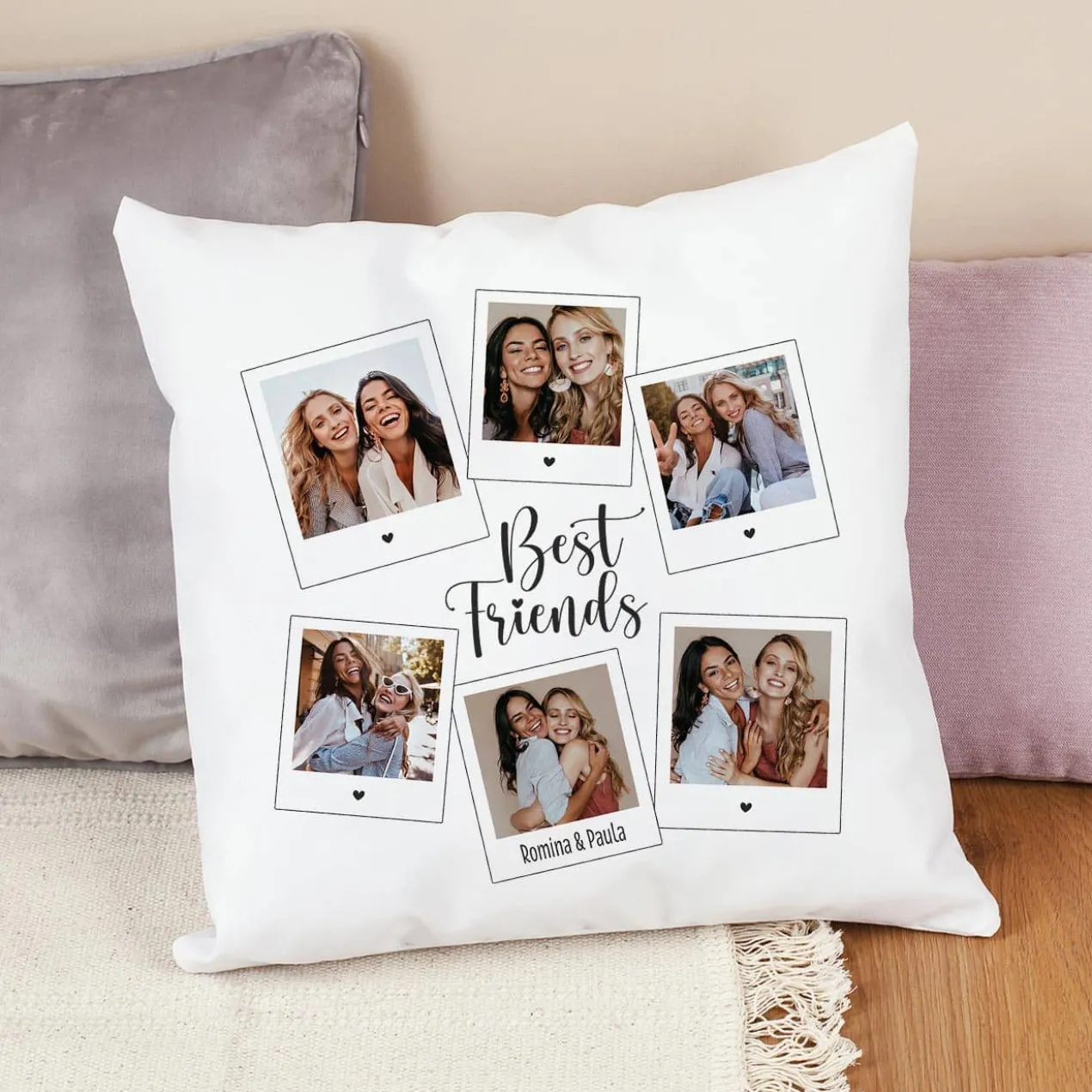 Best Friends - Fotokissen für die Beste Freundin
