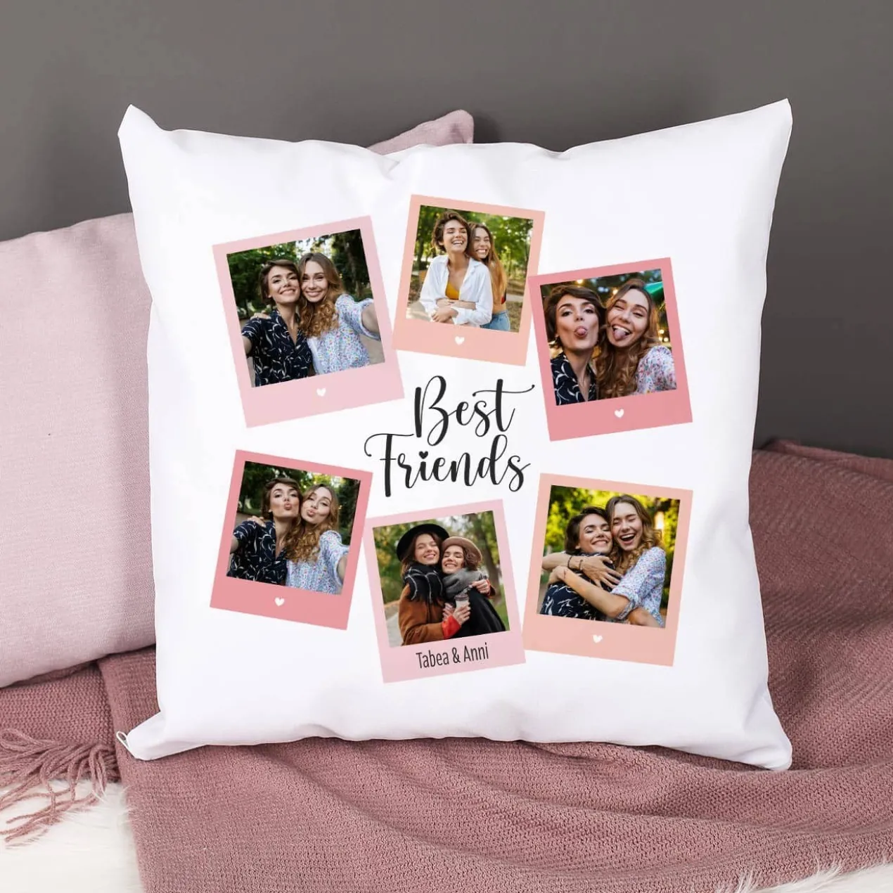 Best Friends - Fotokissen für die Beste Freundin