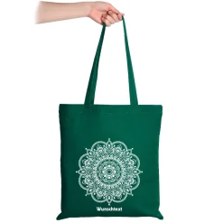Beutel in 6 Farben mit Mandala und Wunschtext