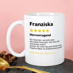 Bewertungstasse als lustiges Geschenk für Ihre Liebsten