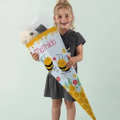 Bienchen Schultüte mit Ihrem Wunschnamen