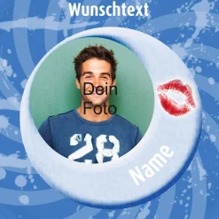 Bieraufkleber Partyspass mit Wunschname, Text und Bild