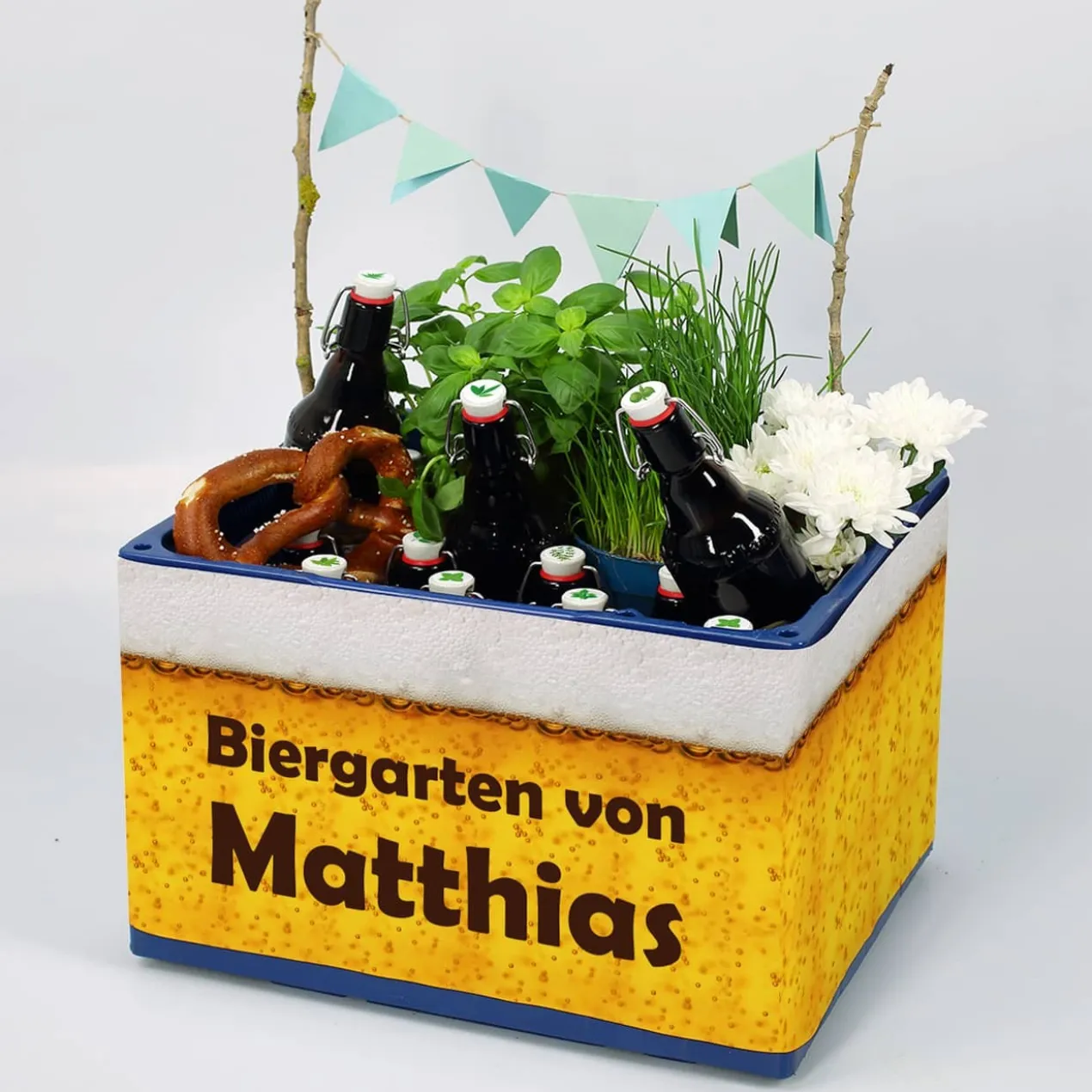 Bierbanderole und Aufkleber für Ihren eigenen DIY Biergarten