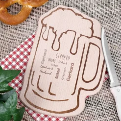 Bierbrettchen mit Namensgravur für Männer