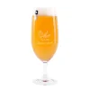 Bierchen Pilstulpe graviert mit Hopfenmotiv und Name von Leonardo
