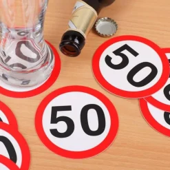 Bierdeckel zum 50. Geburtstag