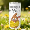 Biergeschenk zu Ostern - Frohe Prostern, du Hase! | 1 Liter Bier mit Hasen- & Narzissenmotiv