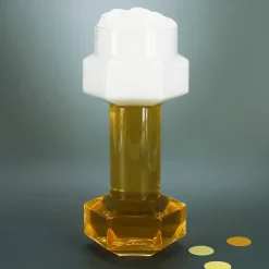 Bierglas in Hantelform