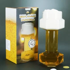 Bierglas in Hantelform