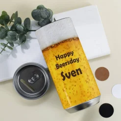 Bierkasse mit persönlichem Wunschtext bedruckt