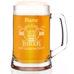 Bierkrug - Biker aus Leidenschaft