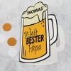 Bierkrug - Klappkarte Weltbester Papa