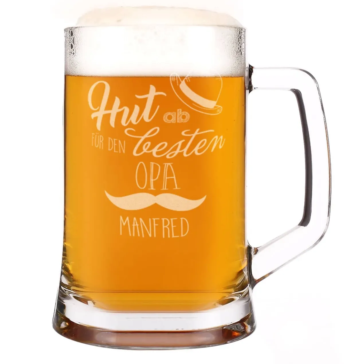 Bierseidel für den besten Opa