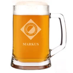 Bierseidel mit Namensgravur "SC Leinefelde"