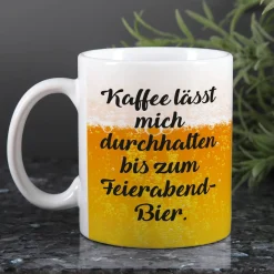 Bier-Tasse mit Wunschtext