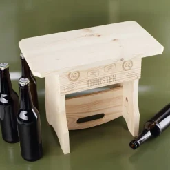 Bierträger und Hocker in einem - zum Geburtstag mit Name und Alter