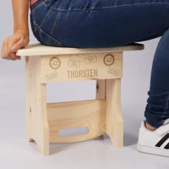 Bierträger und Hocker in einem - zum Geburtstag mit Name und Alter