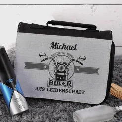 Biker aus Leidenschaft - Kulturtasche für Motorradfahrer