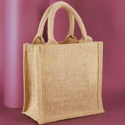 Biorebe Bio Wein Geschenkset zum Geburtstag Alte Schachtel mit Weinglas & Jutetasche personalisiert