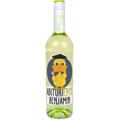 Biorebe Wein - AbituriENTE mit Entenmotiv, Name und Abschlussjahr