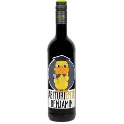 Biorebe Wein - AbituriENTE mit Entenmotiv, Name und Abschlussjahr