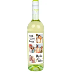Biorebe Wein - Engel ohne Flügel - mit Ihren 4 Lieblingsfotos | Bienenfreundlich & Nachhaltig