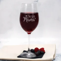 Biorebe Wein Geschenkset zum Muttertag mit Weinglas in Geschenkbox
