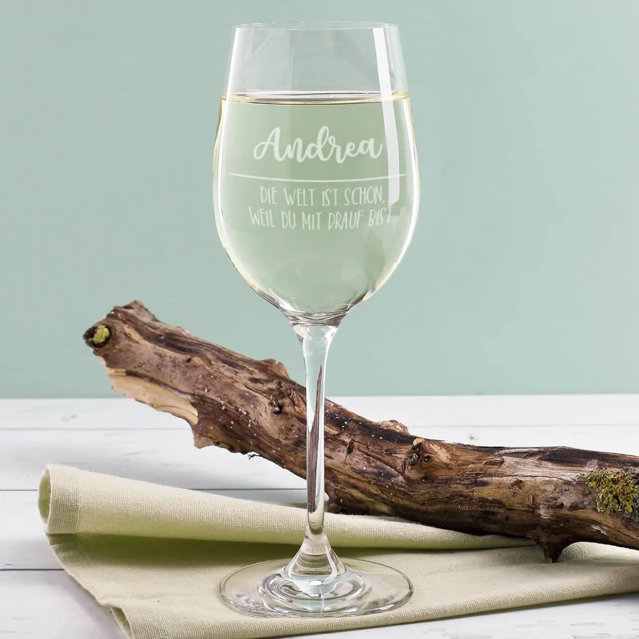 Biorebe Wein-Set zum Muttertag mit Wunschname und persönlichem Text