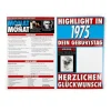 Birthday Times Karte mit Sound 1975
