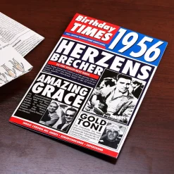 Birthday Times Karte mit Sound 1956