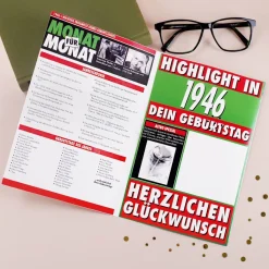 Birthday Times Karte mit Sound 1946