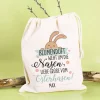 Blumenduft weht um die Nasen - Geschenksack zu Ostern mit Ihrem Wunschnamen