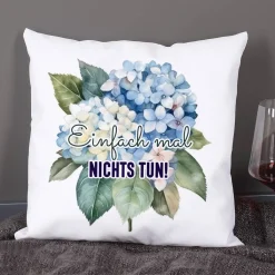 Blumenkissen mit Ihrem Text - verschiedene Motiv auswählbar