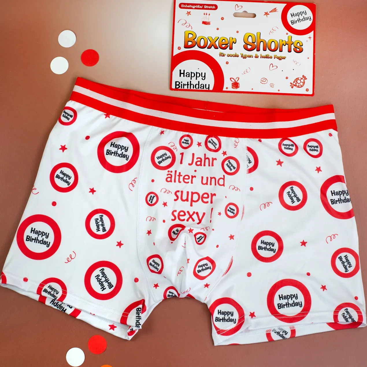 Boxer Shorts "1 Jahr älter" zum Geburtstag