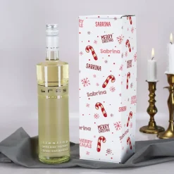 BREE Wein in 3 Sorten in weihnachtlicher Geschenkverpackung mit Namensaufdruck